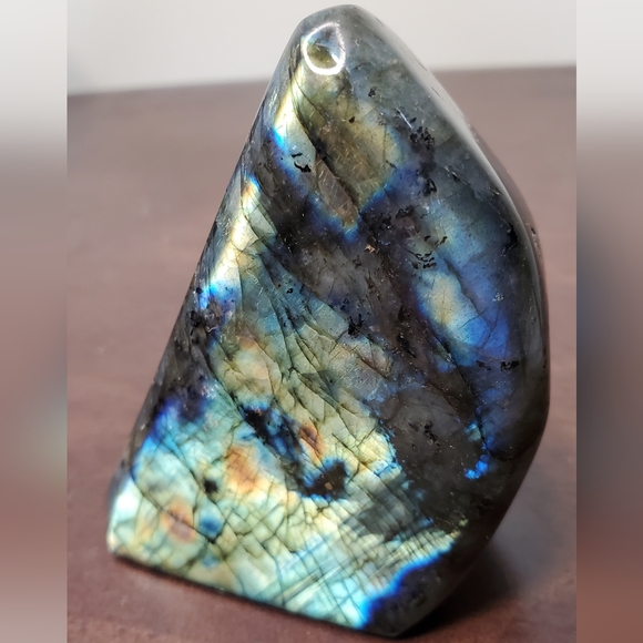 Labradorite Crystal Freeform, Two-Sided Flash, 0.67 Pounds - Picture 4 of 13